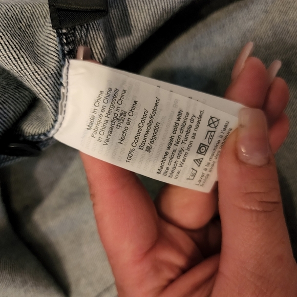 NWT Madewell Denim Raw-Hem Mini Wrap Jean Skirt Size 8 - Picture 8 of 16